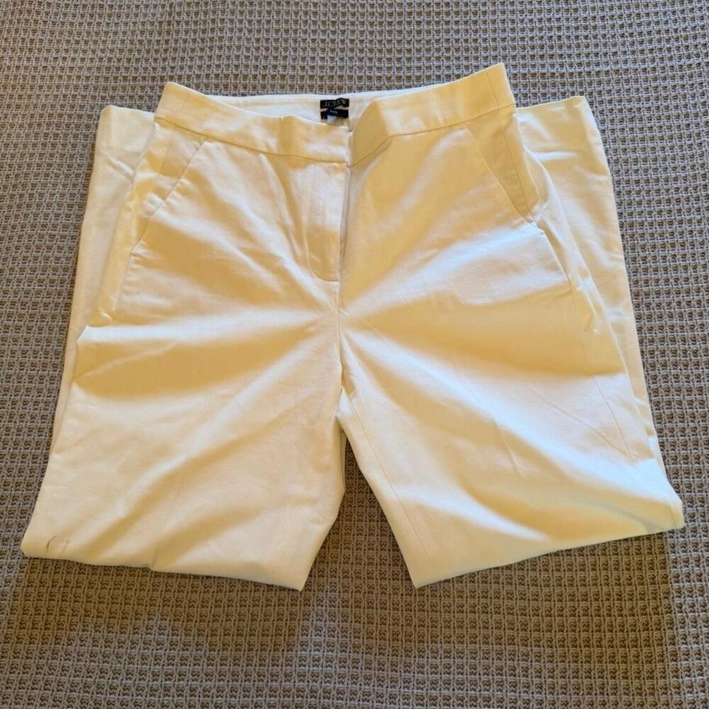 J.Crew Women's White Trousers